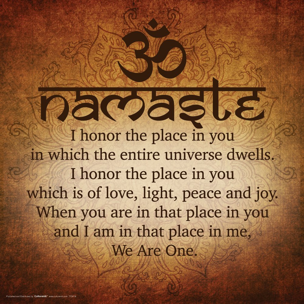 Namaste - Symbol of Indian Culture. - WordZz