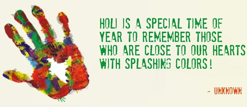 Happy Holi Quotes With Images In English For Friends, Family - Wordzz
